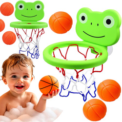 KOSZYKÓWKA ZABAWKA DO GRY W WANNIE WANNY KĄPIELI DLA DZIECI KOSZ 3 PIŁECZKI
