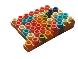 DUŻE MIĘKKIE KLOCKI 30 EL. DLA DZIECI PLASTIKOWE ZESTAW POJEMNIK I NAKLEJKI