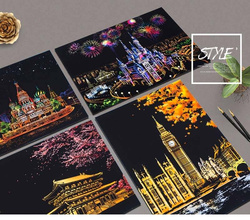 Magiczna Zdrapka ZDRAPYWANK Wieża Big Ben Londyn