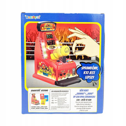 GRA ZRĘCZNOŚCIOWA BOKSER MINI MIERZENIE SIŁY Z ZADANIAMI KARTAMI ZABAWKA