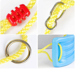 Huśtawka DLA DZIECI OGRODOWA DESKA plastikowa MOCNA siedzisko ZESTAW