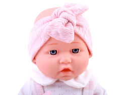 Uroczy BOBAS lalka z pluszowym króliczkiem ZA3828