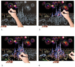 Magiczna Zdrapka ZDRAPYWANK Wieża Big Ben Londyn