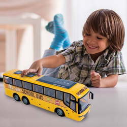 AUTOBUS SZKOLNY ZDALNIE STEROWANY JEŻDŻĄCY INTERAKTYWNY PILOT DLA DZIECI