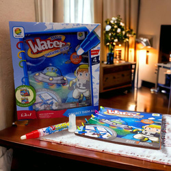 KOLOROWANKA KOSMOS WODNA MALOWANKA KSIĄŻECZKA DLA DZIECI ZABAWKA PODRÓŻNA