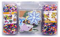 Koraliki Do Prasowania Zestaw XXXL Szablony kuferek PREZENT ŚWIĘTA GWIAZDKA