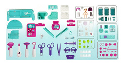 LEKARZ dla lalek MAŁY DOKTOR zestaw lekarski do zabawy plecak DOMEK z LALKA