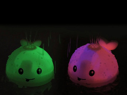 Wieloryb FONTANNA ZABAWKA DO KĄPIELI WANNY LED