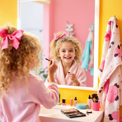 KUFEREK ZESTAW BOOK DO MAKIJAŻU I PAZNOKCI NA PREZENT KOSMETYKI DLA DZIECKA