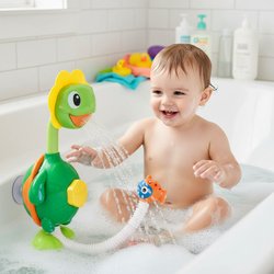 PRYSZNIC FONTANNA ŻÓŁW ŻÓŁWIK ZABAWKA RYBKA WODNA DO KĄPIELI WANNY WODY