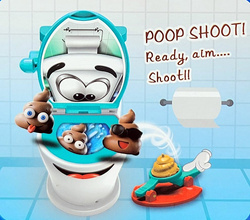 ŚMIESZNA GRA WESOŁY SEDES TOALETA ŚMIESZNA ZABAWKA KUPA PRANK