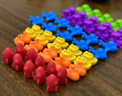 Gra POJAZDY DO NAUKI KOLORÓW LICZENIA Zestaw TUBA