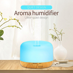 NAWILŻACZ POWIETRZA LAMPKA NOCNA ZAPACHOWY DYFUZOR AROMATERAPIA RGB + PILOT