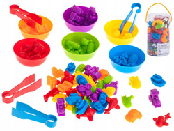 Gra POJAZDY DO NAUKI KOLORÓW LICZENIA Zestaw TUBA