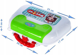 MAŁY LEKARZ DOKTOR ZESTAW LEKARSKI W TOREBCE DLA DZIECI DO ZABAWY