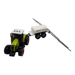 TRAKTOR I PRZYCZEPA ZESTAW FARMERA DLA DZIECI MASZYNY ROLNICZE ZABAWKI