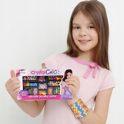 KORALIKI ZESTAW KREATYWNY ZESTAW DO TWORZENIA BRANSOLETKEK DLA DZIECI