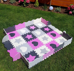 DUŻA MATA PIANKOWA 52 PUZZLE GRUBA XXL BEZPIECZNA