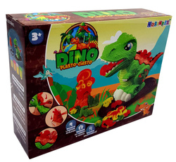 DINOZAUR zestaw MASA PLASTYCZNA WYCISKARKA +WULKAN
