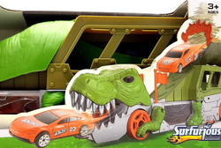 Ciężarówka DINOZAUR TOR z Wyrzutnia AUTO TIR ZESTAW ZABAWKA dla dzieci AUTA