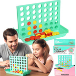 Gra Logiczna Układanka Rzędy 4 W Linii Rzędzie Planszowa Line Up Ułóż Kolor