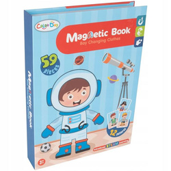 UKŁADANKA MAGNETYCZNA UBIERANIE CHŁOPCA MONTESSORI