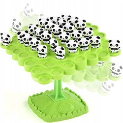 GRA BALANSUJĄCE PANDY ZRĘCZNOŚCIOWA I LOGICZNA DLA DZIECI ZABAWA RODZINNA