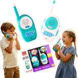 WALKIE TALKIE DO 1000 M ZABAWKA KRÓTKOFALÓWKA TELEFON DLA DZIECI ZESTAW 2x
