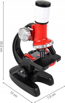 MIKROSKOP NAUKOWY DO ZABAWY UCZNIOWSKI AKCESORIA