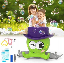OŚMIORNICA AUTOMAT do Robienia Baniek NA BAŃKI MYDLANE MASZYNA Baterie PŁYN