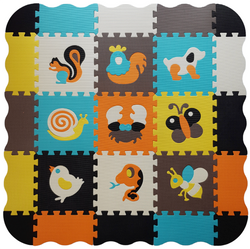 PIANKOWA MATA PUZZLE SKŁADANA DO RACZKOWANIA ZABAWY DLA DZIECI NIEMOWLĄT XL