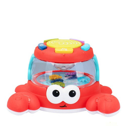 Uciekający Krab zabawka do raczkowania Z DŹWIĘKIEM I ŚWIATŁEM Pełzający