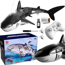 REKIN STEROWANY PŁYWAJĄCY ZABAWKA RYBA NA PILOT DO WODY BASENU Z LED 2.4GHZ