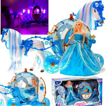 CHODZĄCY KOŃ Karoca Kareta Dla LALKI ELSA + LALKA