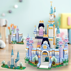 ZAMEK KSIĘŻNICZKI KLOCKI ZESTAW 535 KLOCKÓW NA PREZENT DLA DZIEWCZYNKI 6w1