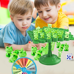 GRA RODZINNA BALANSUJĄCE ŻABKI DLA DZIECI I RODZINY SPADAJĄCE WESOŁE ŻABA