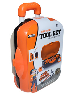 NARZĘDZIA W WALIZCE CAYEE ZESTAW MAJSTERKOWICZA PRZENOŚNY WARSZTAT ZABAWKA